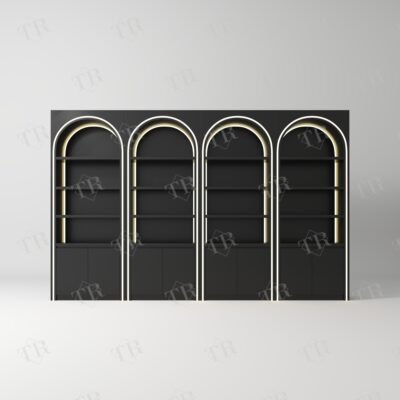 turri-nail-polish-shelf-0925-1 TURRI LED Arched Salon Display Cabinet ZJG0925B