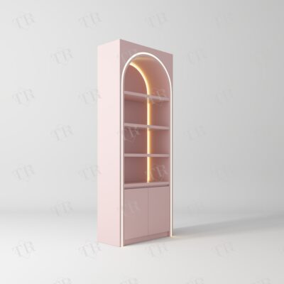turri-nail-polish-shelf-0925-10 TURRI LED Arched Salon Display Cabinet ZJG0925B