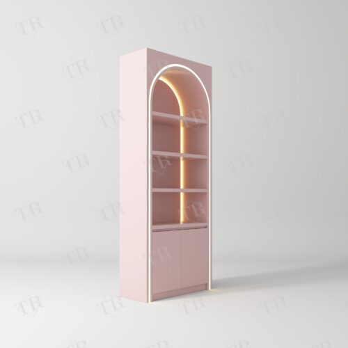 turri-nail-polish-shelf-0925-10 TURRI LED Arched Salon Display Cabinet ZJG0925B