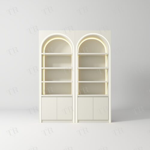 turri-nail-polish-shelf-0925-11 TURRI LED Arched Salon Display Cabinet ZJG0925B