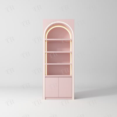 turri-nail-polish-shelf-0925-4 TURRI LED Arched Salon Display Cabinet ZJG0925B