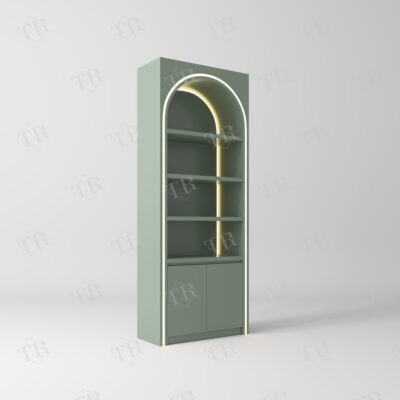 turri-nail-polish-shelf-0925-8 TURRI LED Arched Salon Display Cabinet ZJG0925B