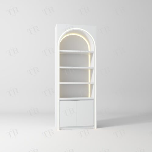 turri-nail-polish-shelf-0925-9 TURRI LED Arched Salon Display Cabinet ZJG0925B