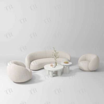 Curved Lounge Sofa 8867