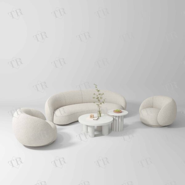 Curved Lounge Sofa 8867