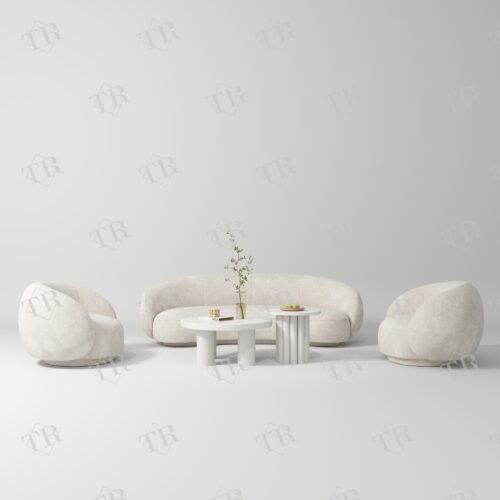 Curved Lounge Sofa 8867